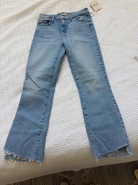 MOTHER The Insider Crop Step Fray wash Limited Edition size 28